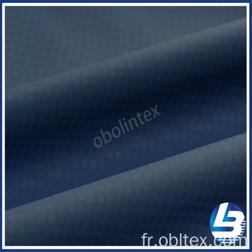 Tissu Dobby Ponge Obl20-163 100% polyester pour la veste